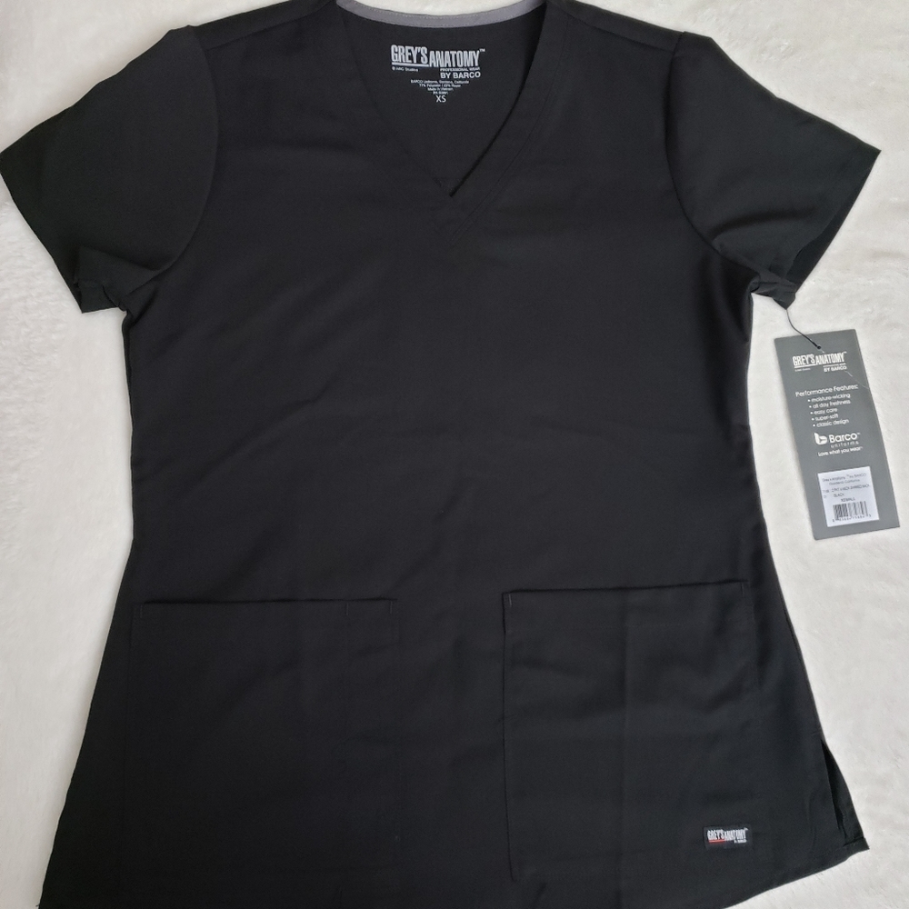 Black scrubs